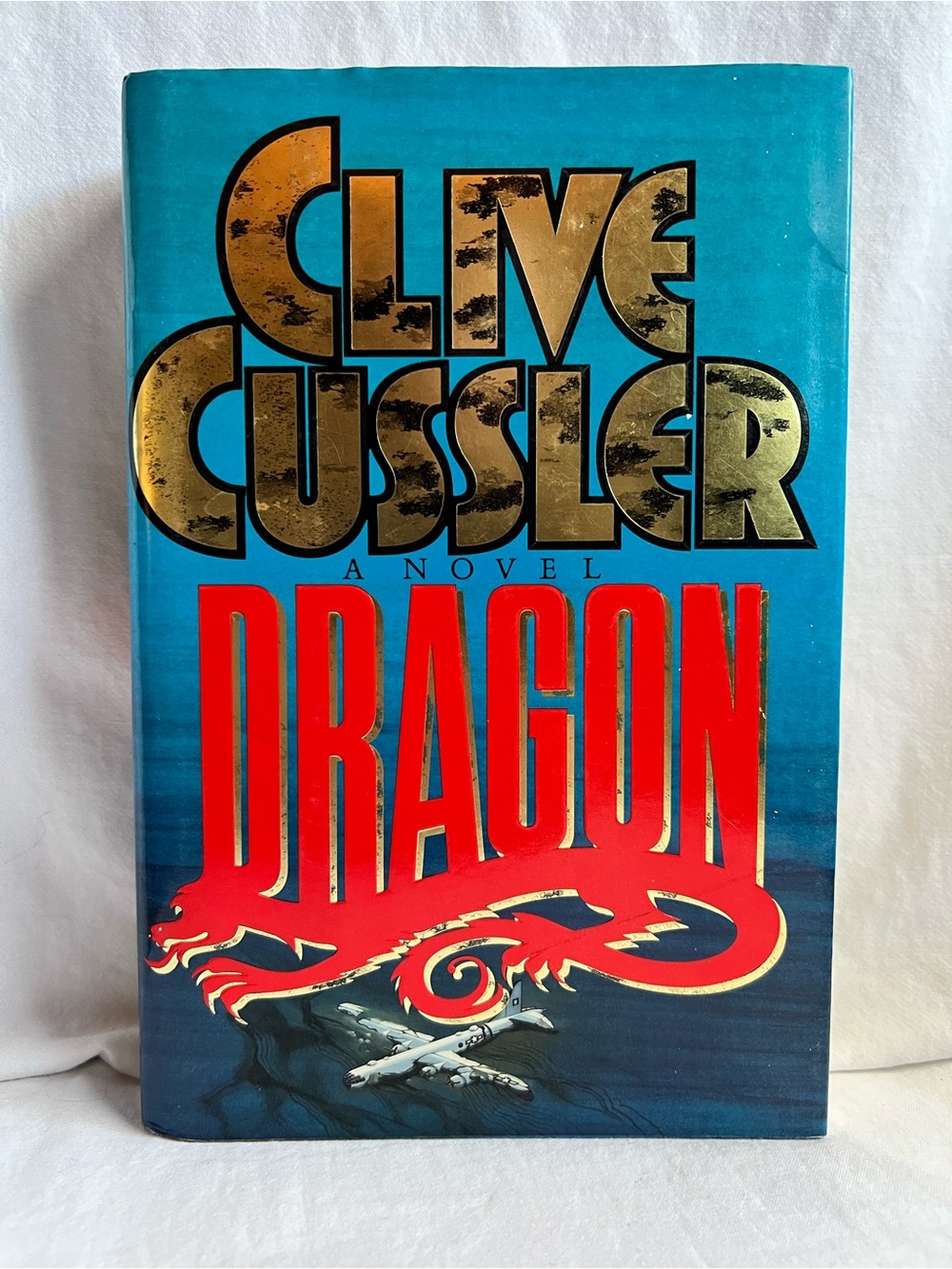 5/$20 Dragon by Clive Cussler Hardcover Novel Adventure Thriller Book
